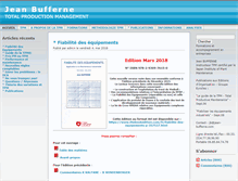 Tablet Screenshot of jean-bufferne.com